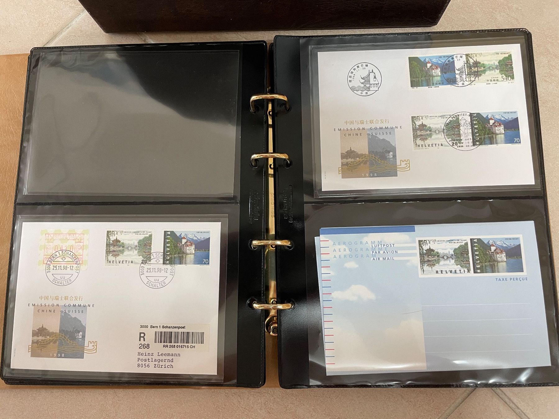 Alle Briefmarken: Château de Chillon se-tenant – Gebraucht aus Sonceboz-Sombeval von Comment2 7