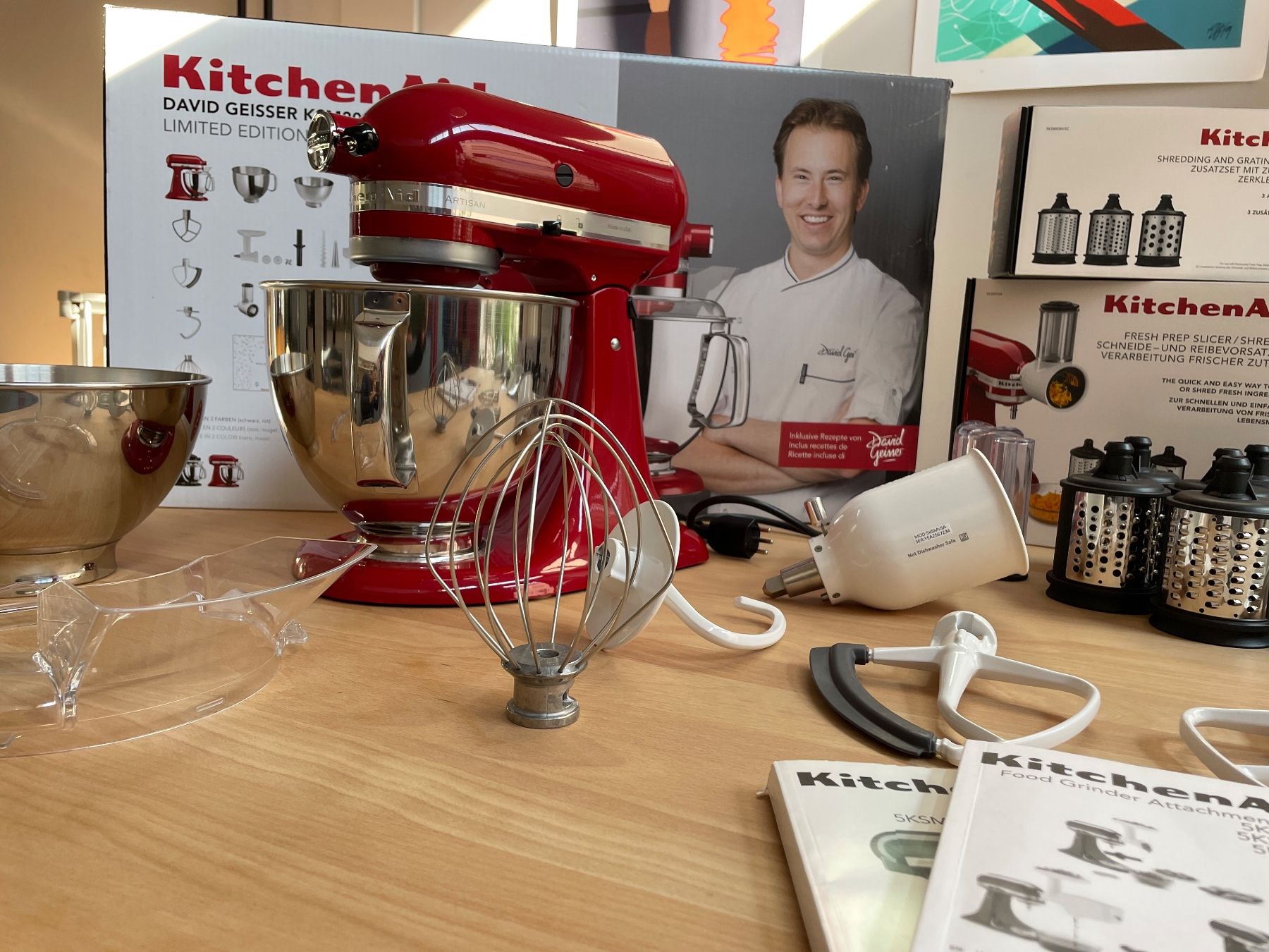 Kitchenaid Elettrodomestici da cucina: KitchenAid KSM200 David Geisser Swiss Edition Set – Usato da Baden venduto da Grubli 1