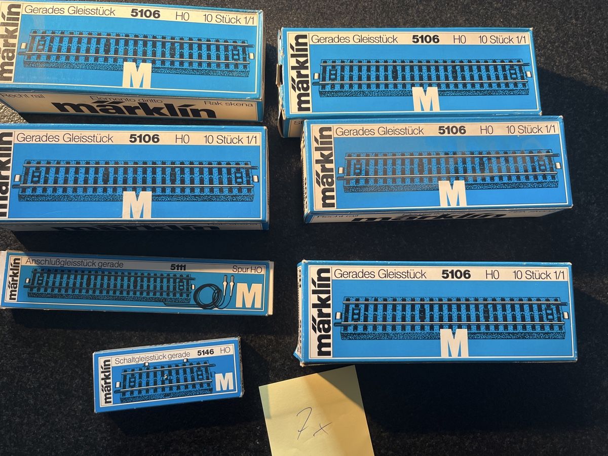 Märklin Modellini di ferrovie: Märklin Schienen Konvolut – Usato da Brienz BE venduto da hey_z9vg