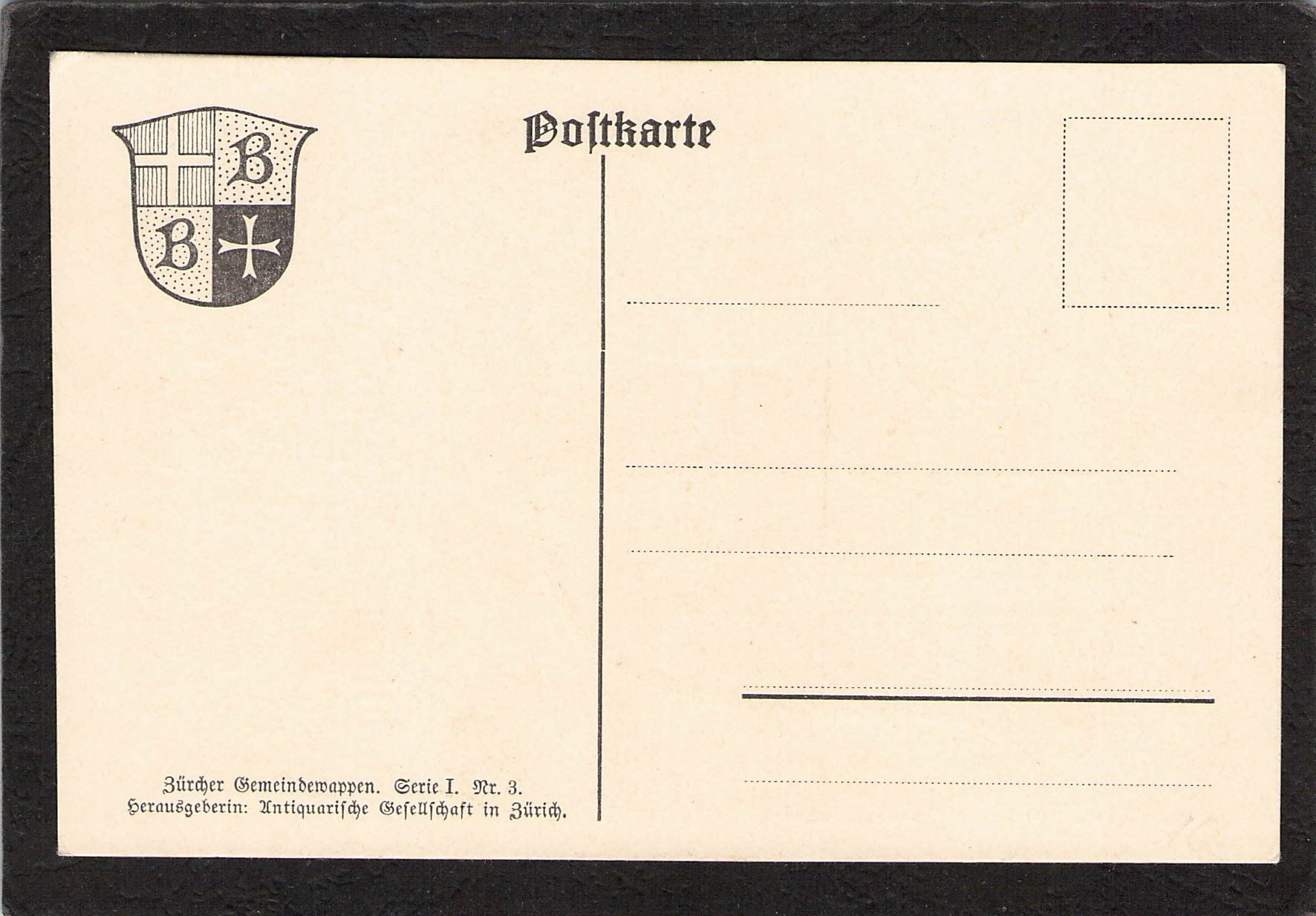 Cartoline postali: Gemeindewappen Bubikon     ZH – Usato da Reichenburg venduto da ibiza18 1