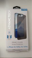 iPhone 14/15/16 Pro Blickschutzglas 2er Pack Neu
