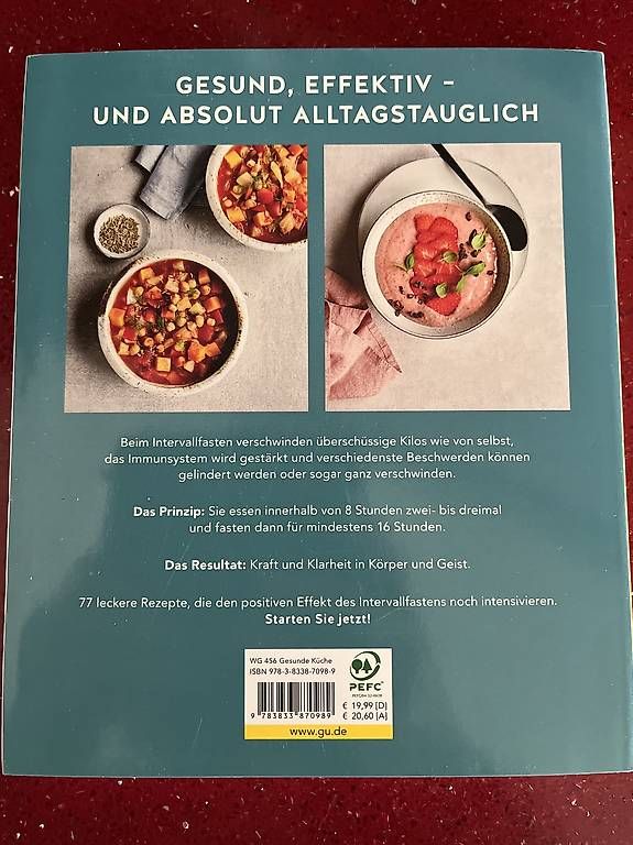 Bücher: GU Intervallfasten Kochbuch – Gebraucht aus Düdingen von Tibi1966 1