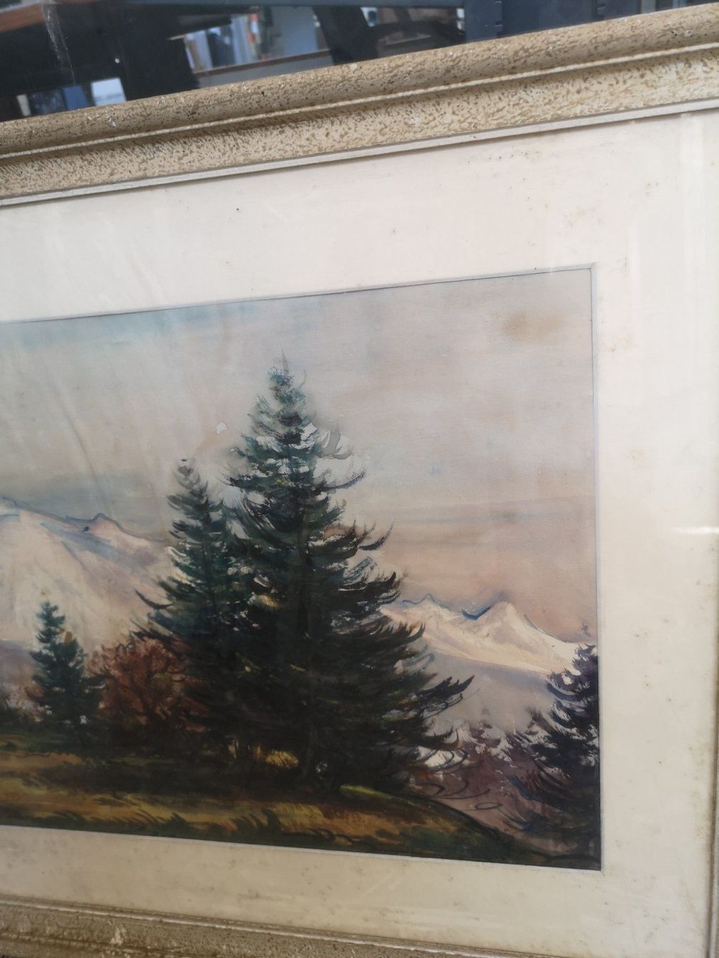 Gemälde: PAYSAGE DE MONTAGNES – Gebraucht aus Genève von Qanil77 2
