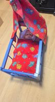 Puppenbett mit Himmel und Puppe - tolles Set für Kinder!