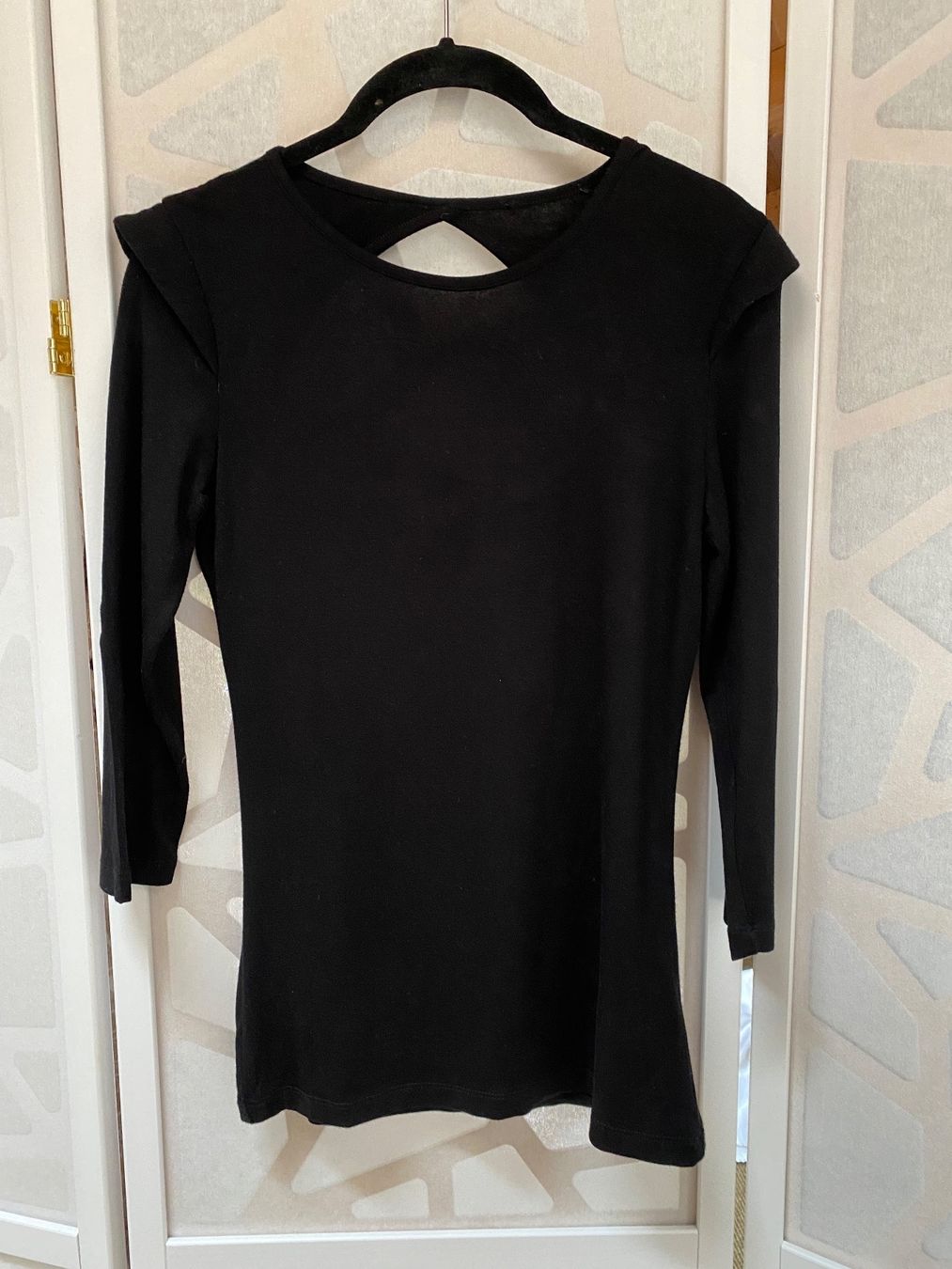 Topshop Tops: Great black stretch TOPSHOP top. UK10, S – Neuf (Voir description) à Grund b. Gstaad par PlageNeige