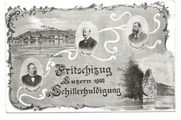 Luzern - Fasnacht - Fritschizug - Schillerhuldigung - 1905
