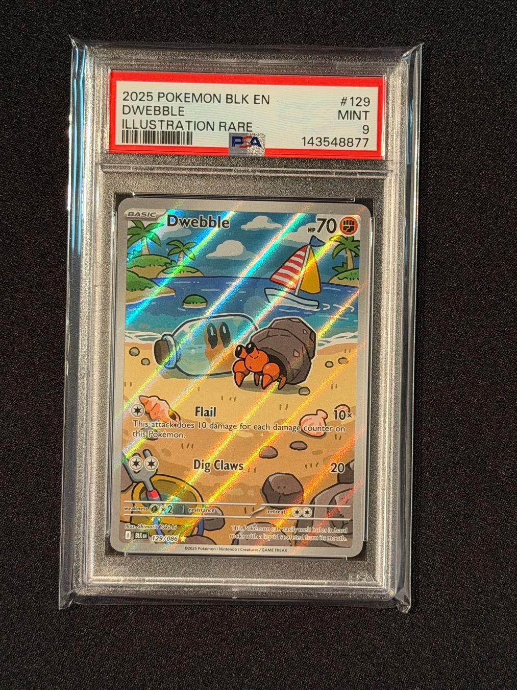 Pokémon Carte collezionabili: Dwebble 129/086 - PSA 9 – Usato da Ilanz venduto da caui