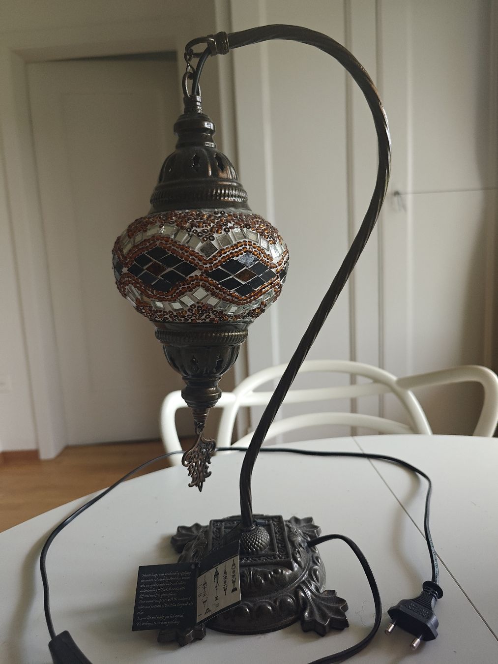 Lampade: Mosaic Table Lamp, Authentic Turkish Design, Adds Warmth – Nuovo (secondo la descrizione) da Liebefeld venduto da kamaha95 3
