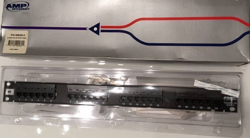 Cavi: NetConnect Cat5e Patch Panel (neu) – Nuovo e nell'imballaggio originale da Sursee venduto da k12g223