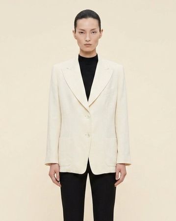 Veste Blazer Beige Crème MAX MARA
