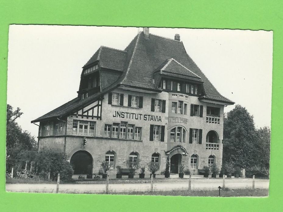 Cartoline postali: Institut Stavia, Estevayer le Lac – Usato da Zürich venduto da t24_de