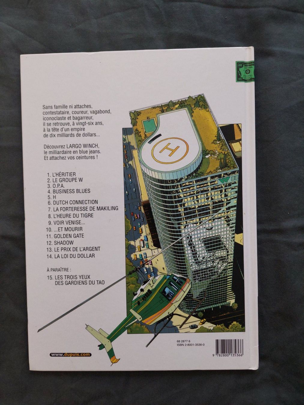 Fumetti: Largo Winch T.14 La Loi du Dollar EO 2005 TBE – Usato da Genève venduto da Blu_BD 1