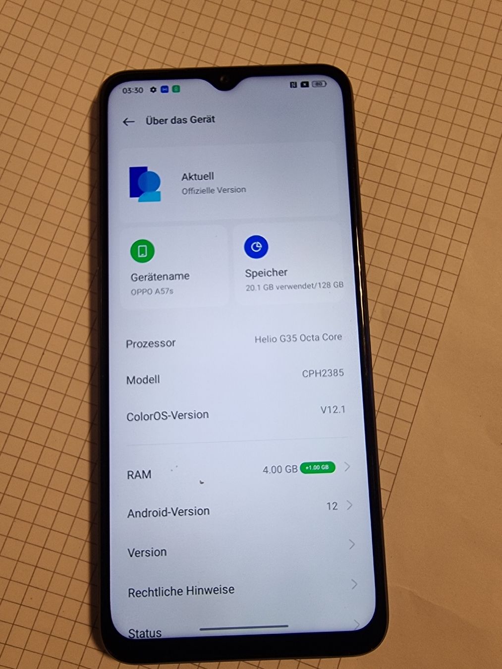 Oppo Handys / Smartphones: Oppo a57s 128 gb Gute Zustand – Gebraucht aus Zürich von Sigana 2