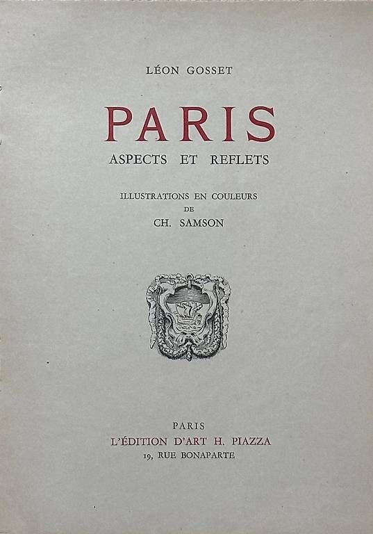 Libri: Paris - Aspects et reflets – Usato da Adliswil venduto da Heimite 1