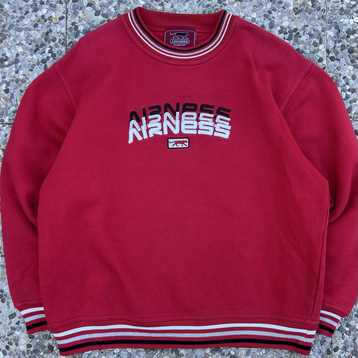 Maglioni & Felpe: Vintage Airness Red embroiedered sweatshirt – Usato da brent venduto da fukusapes 2