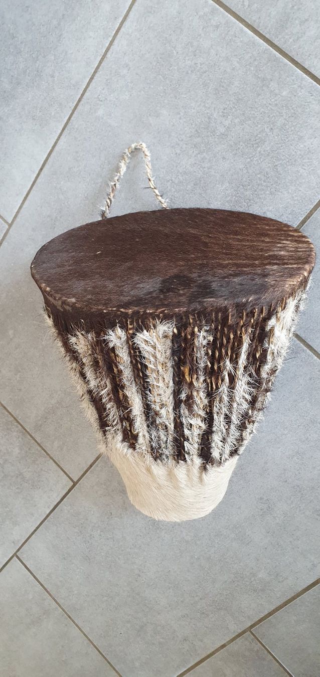 Strumenti musicali: Antike Trommel djembe doppelseitig mit fell bezogen selten – Usato da Mammern venduto da Iten-chris 3