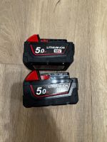 2 Stück Milwaukee Akku 18V 5,0 Ah