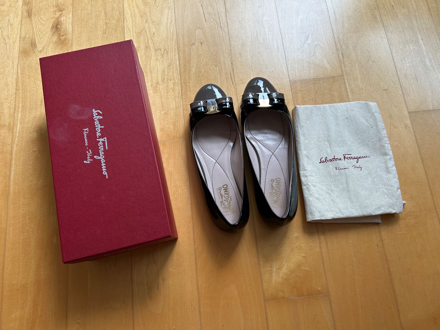 Salvatore Ferragamo Scarpe da donna: Ballerina Salvatore Ferragamo – Usato da Zürich venduto da Lisi1970