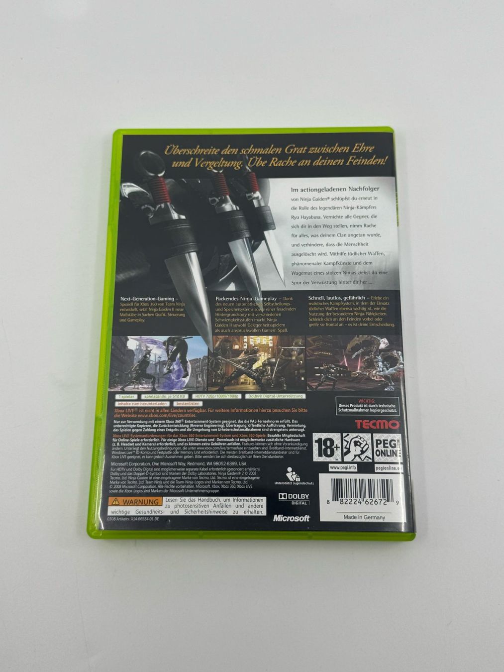 Spiele: Ninja Gaiden II (XBOX 360) – Gebraucht aus Herisau von Seyashop1 2