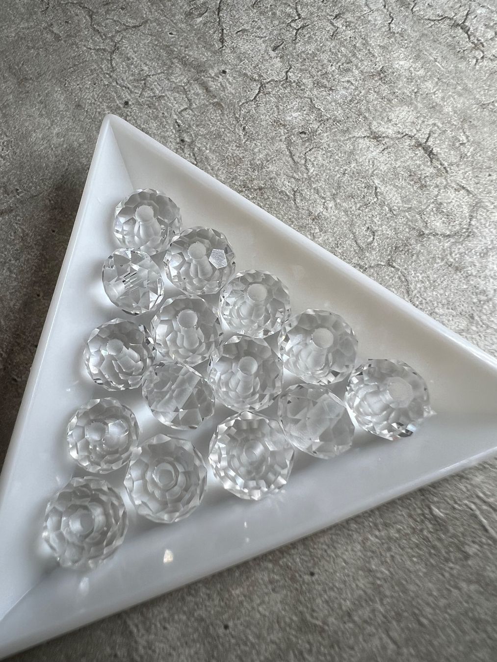 Perle (finte): Glas Perlen - 10 x 8 mm NR1 – Nuovo e nell'imballaggio originale da Stein AG venduto da Anastasia_Asya 1