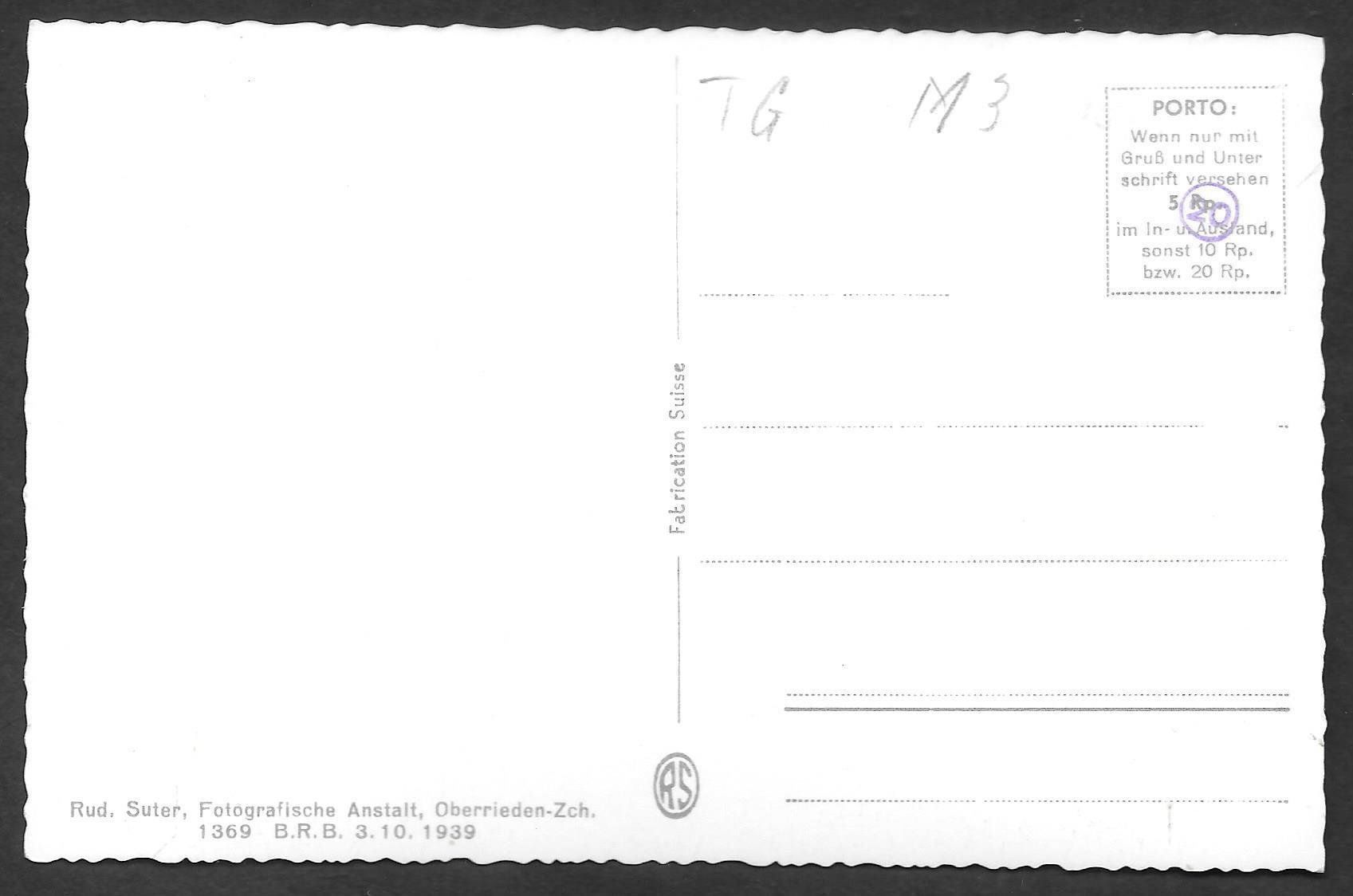 Cartoline postali: Frauenfeld Gesamtansicht – Usato da Olten venduto da clotaldi 1