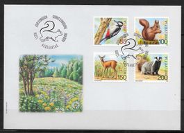 F1666 - FDC Animaux de la forêt
