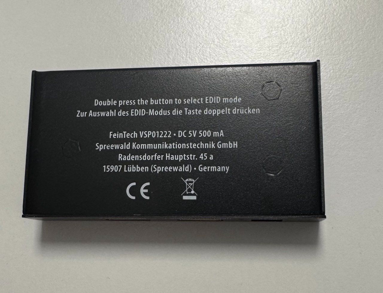 Adattatori: FeinTech HDMI 2.0 Splitter 2x2 Anschlüsse Ausgänge – Nuovo e nell'imballaggio originale da Gossau SG venduto da ALehmannElektroAG 1