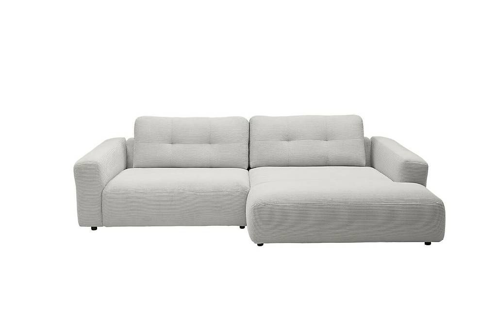 Divani: Ecksofa Nelly mit Longchair in Cord – Nuovo e nell'imballaggio originale da Bischofszell venduto da deluxe-moebel
