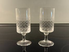 2 Trinkgläser farblos "Romanze" Rosenthal Wiinblad 70er