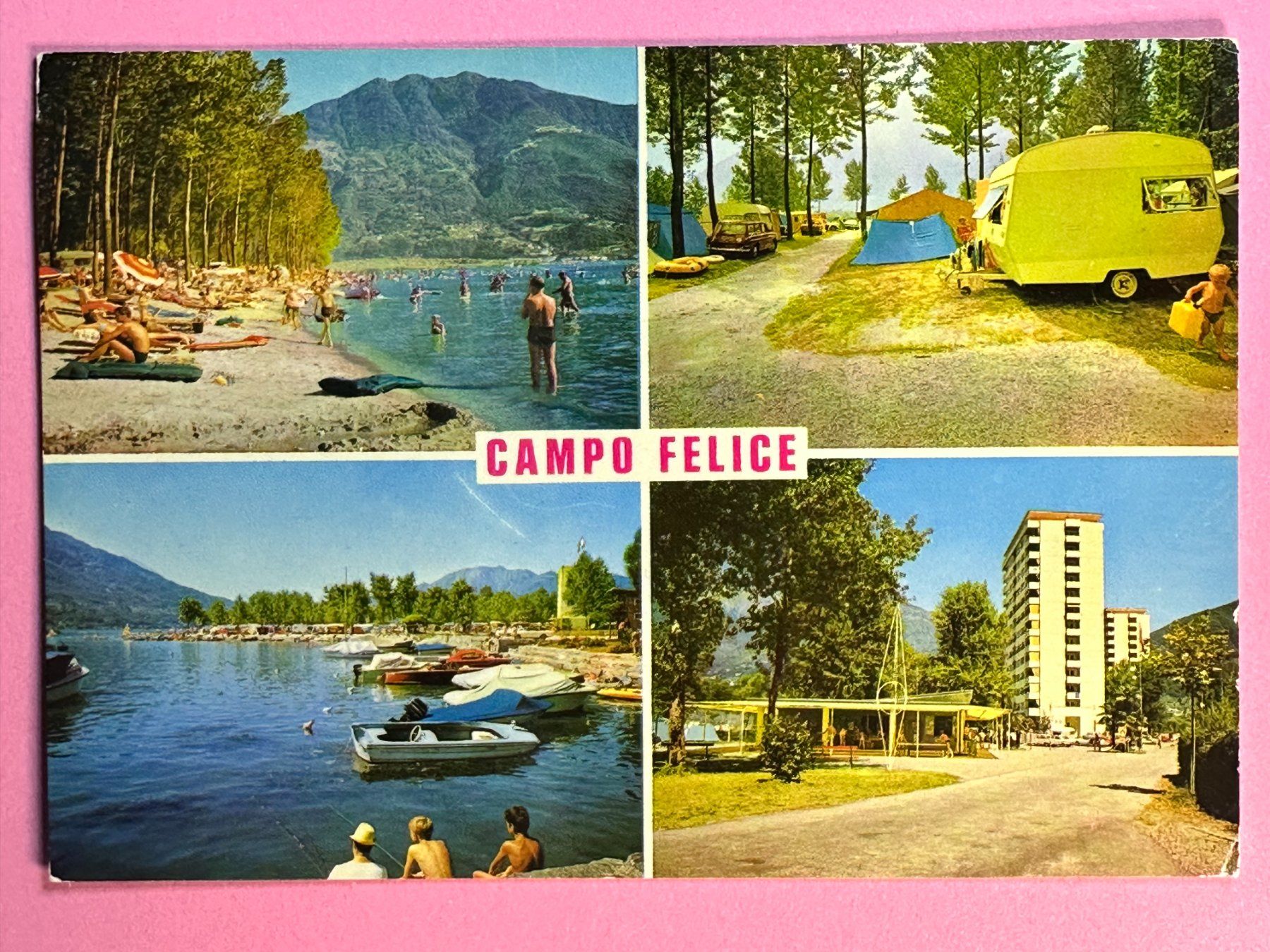 Cartoline postali: Campo Felice - Tenero – Usato da Steg VS venduto da danwer74