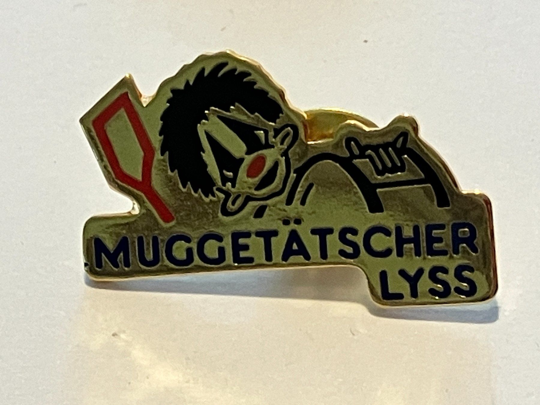 Placchette & Badge: 1 Pin Muggatätscher Lyss – Usato da Basel venduto da djwwpp