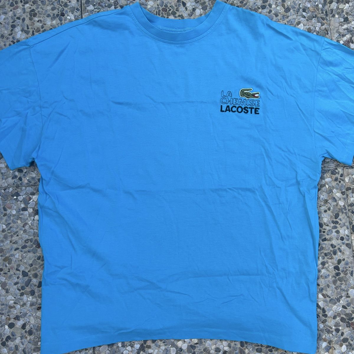 Lacoste T-shirt: Vintage Lacoste blue t shirt  – Usato da brent venduto da fukusapes 1