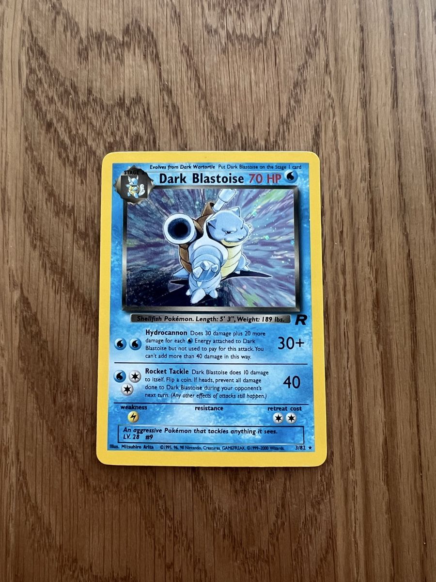 Pokémon Carte collezionabili: Dark Blastoise 3/82 - Team Rocket 1999 – Usato da Aesch BL venduto da Svenski47