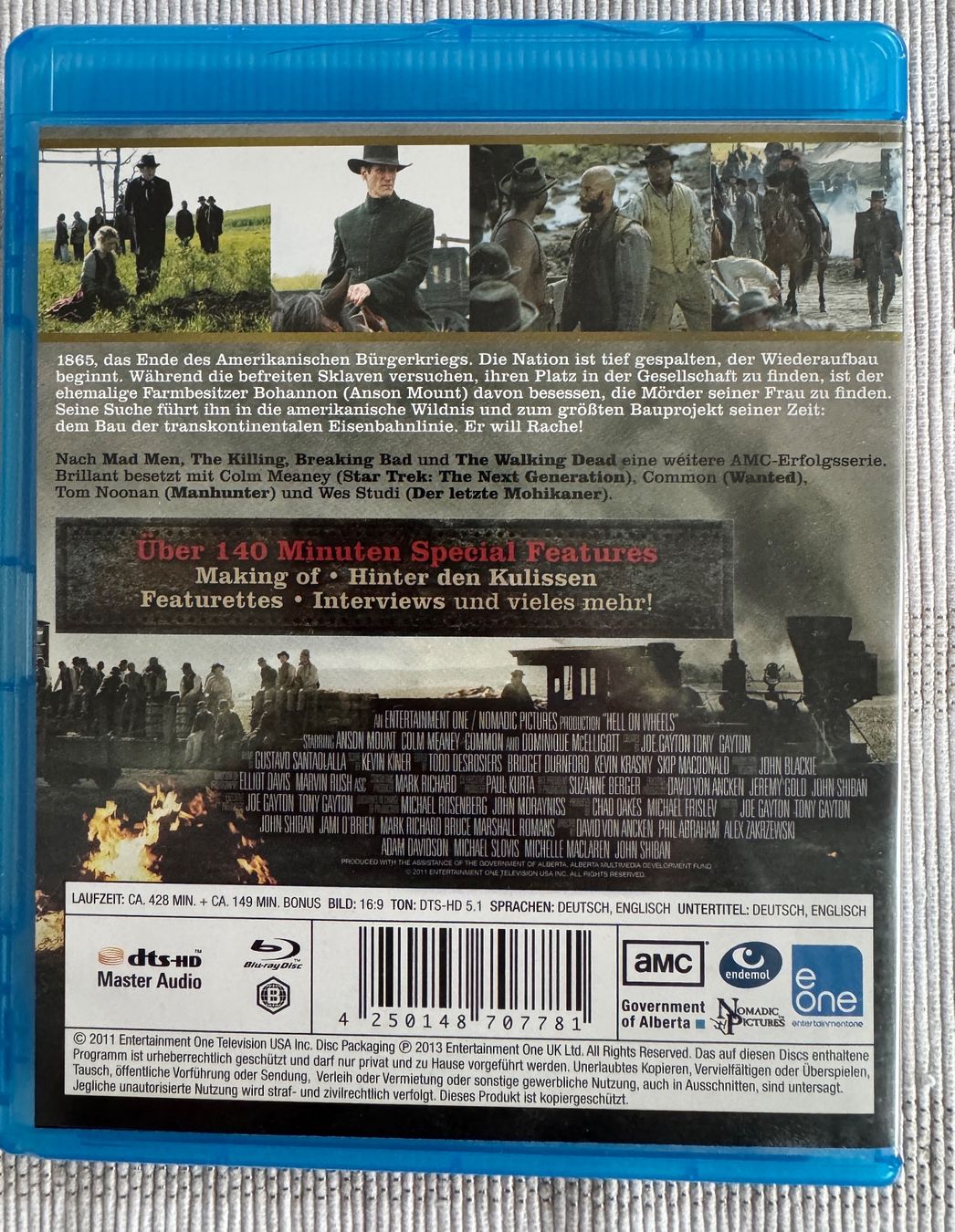 Alle DVDs: Hell on Wheels - Die komplette erste Staffel [Blu-ray] – Gebraucht aus Arbon von drs64 1