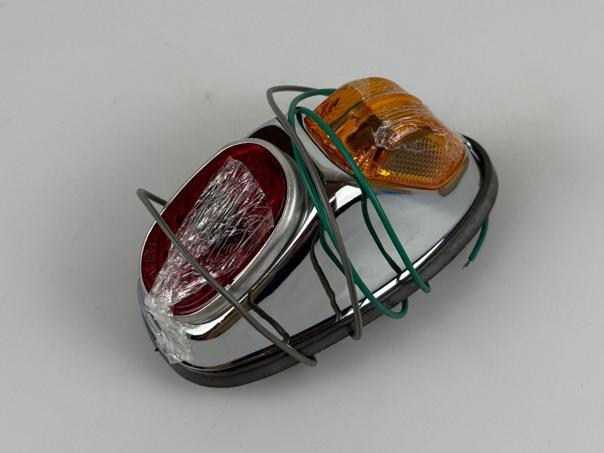 Puch Ciclomotori: Rücklicht oldie chrom – Nuovo e nell'imballaggio originale da Hallau venduto da mofaplus 1