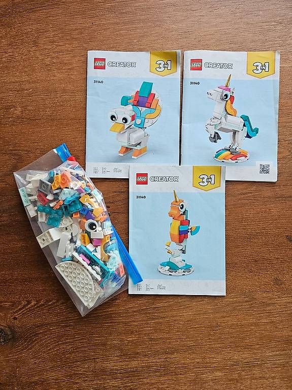 Kit di costruzioni: Lego 31140, licorne 3in1 – Usato da Glovelier venduto da guinness06