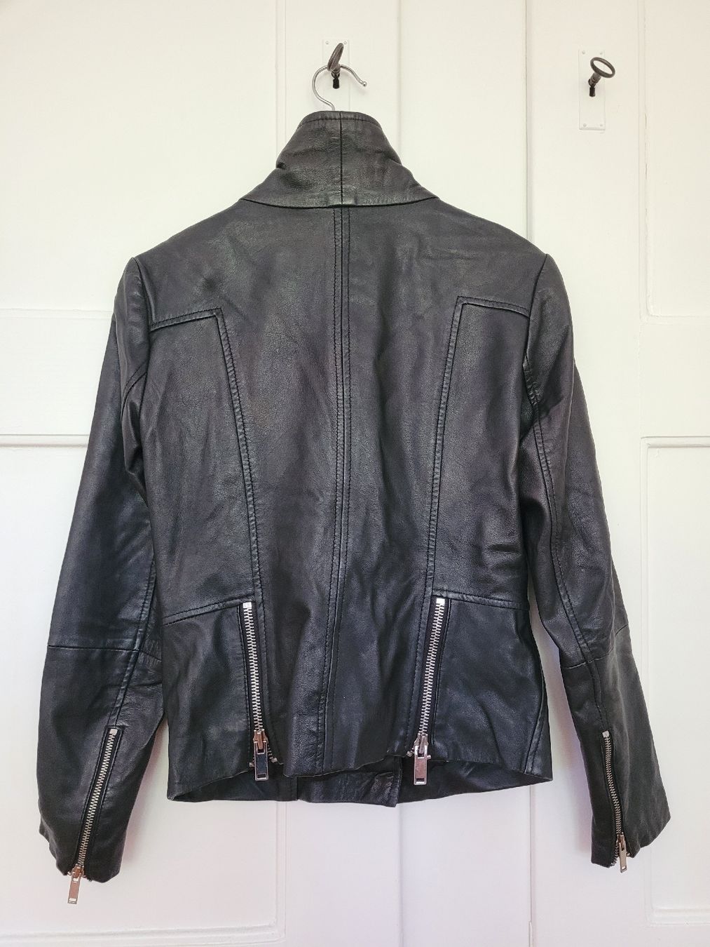 Mango Jacken: Lederjacke Mango Damen schwarz Grösse S – Gebraucht aus Bern von ralella 2