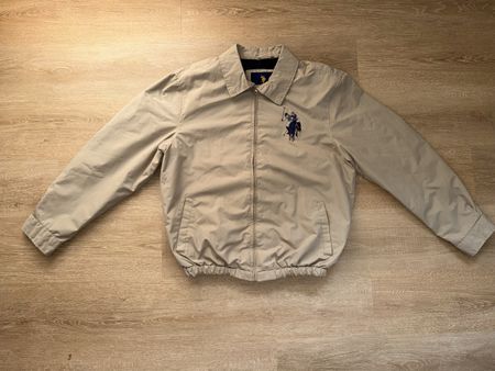 Vintage U.S. polo assn. Jacke Beige/Grau Größe M