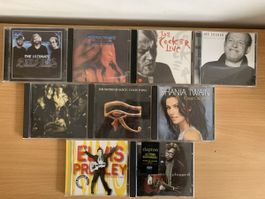 Lot de 9 albums CD Rock / Pop divers 