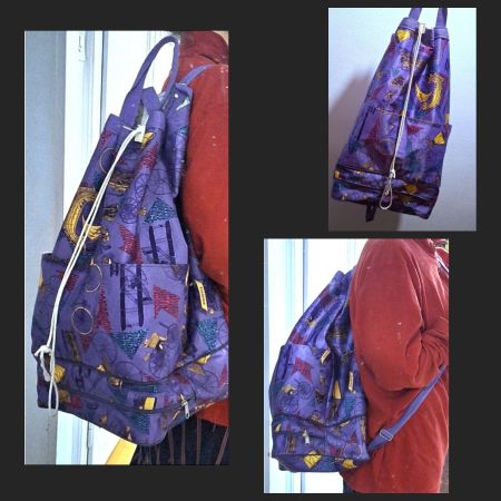 coole vintage Beuteltasche💜/Badetasche