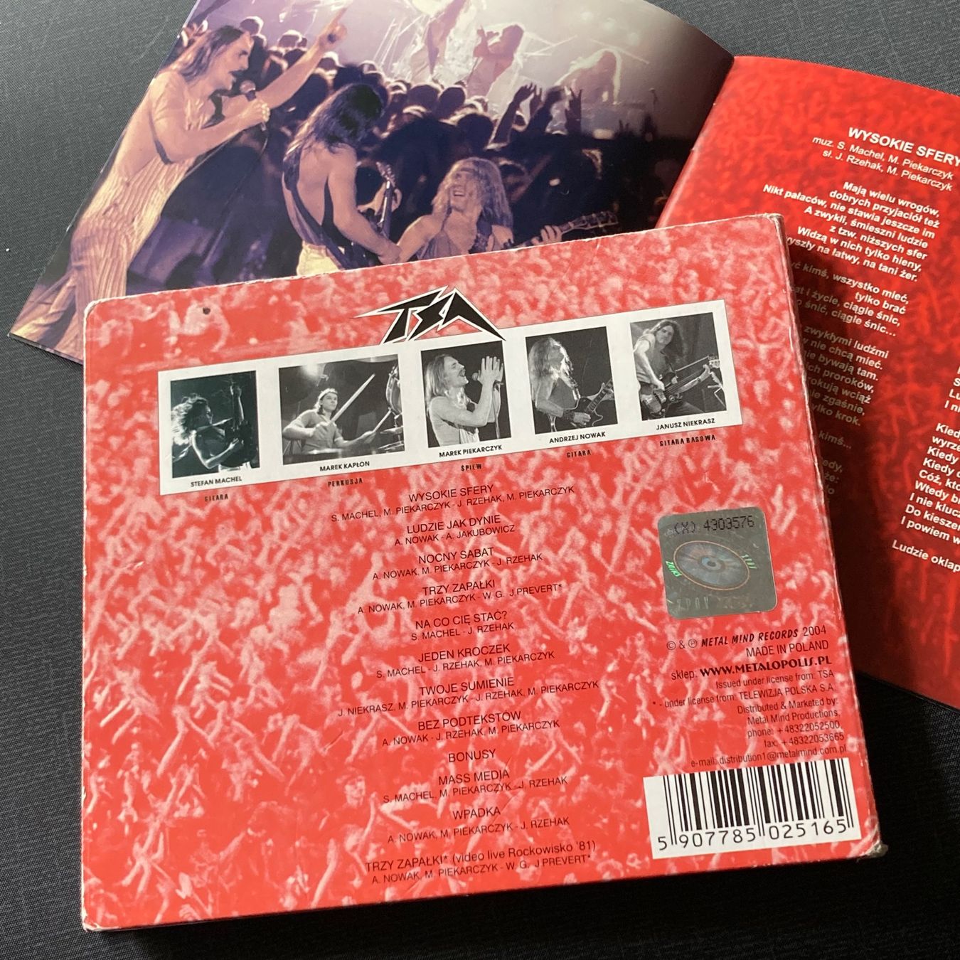 CD: TSA - s/t | Polish Hard Rock – Usato da Bern venduto da Ntsamina 1