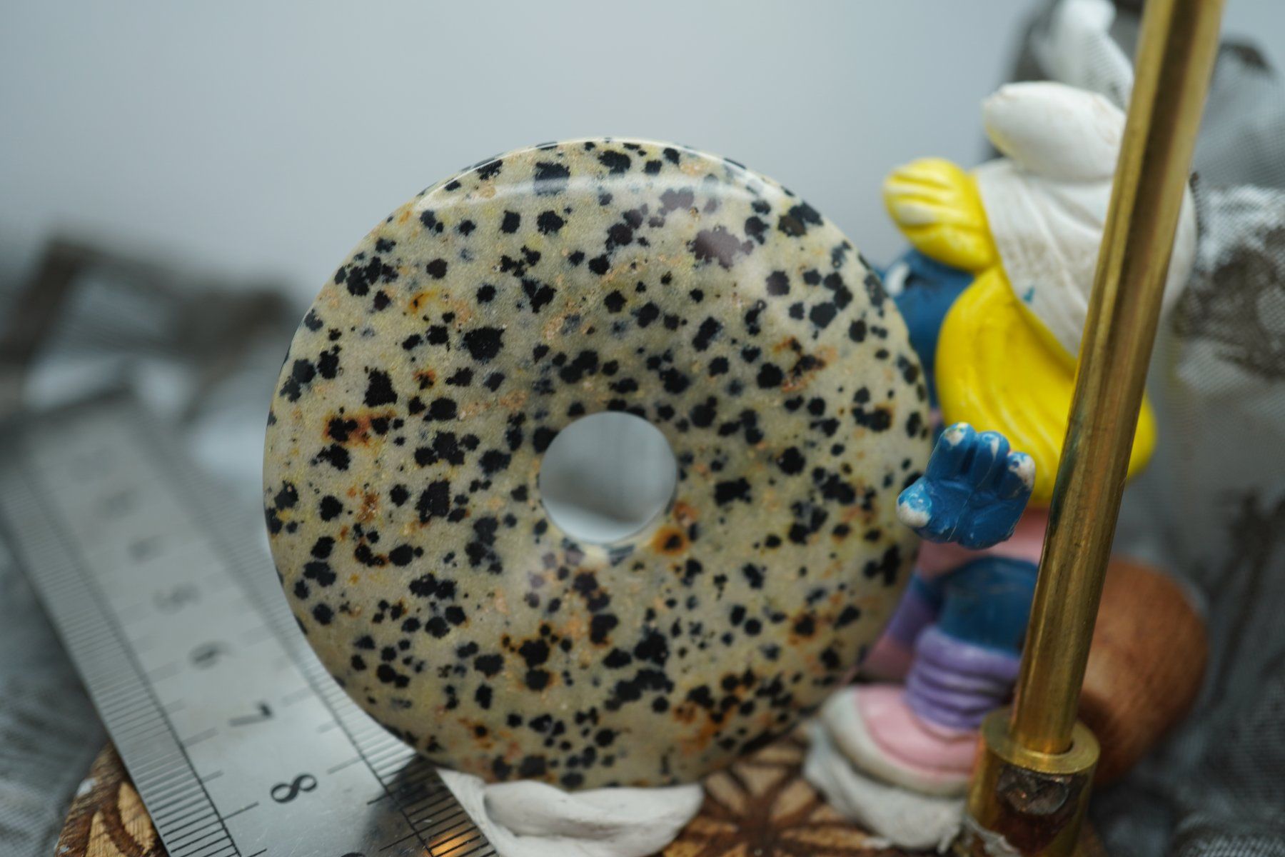 Minerali & Pietre curative: Dalmatiner   Pi  Scheibe  ca50mm    ab  1.-     Räumung – Nuovo e nell'imballaggio originale da Eschenbach SG venduto da topstone 3