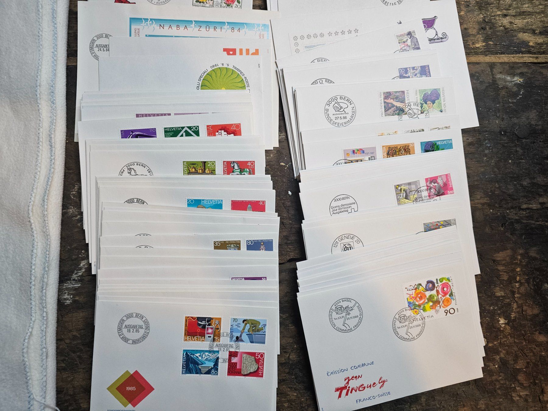 Tutti i francobolli: CH 1964-88 FDC 215 buste – Nuovo (secondo la descrizione) da Monte Carasso venduto da giave 2