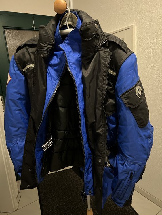 WAZHAKU Motorradjacke Herren - Textiljacke Mit Protektoren Allwetter