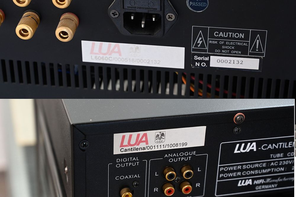LUA HIFI Set: CD Player + 6060C Verstärker, 2 Boxen + Kabel (Gebraucht ...