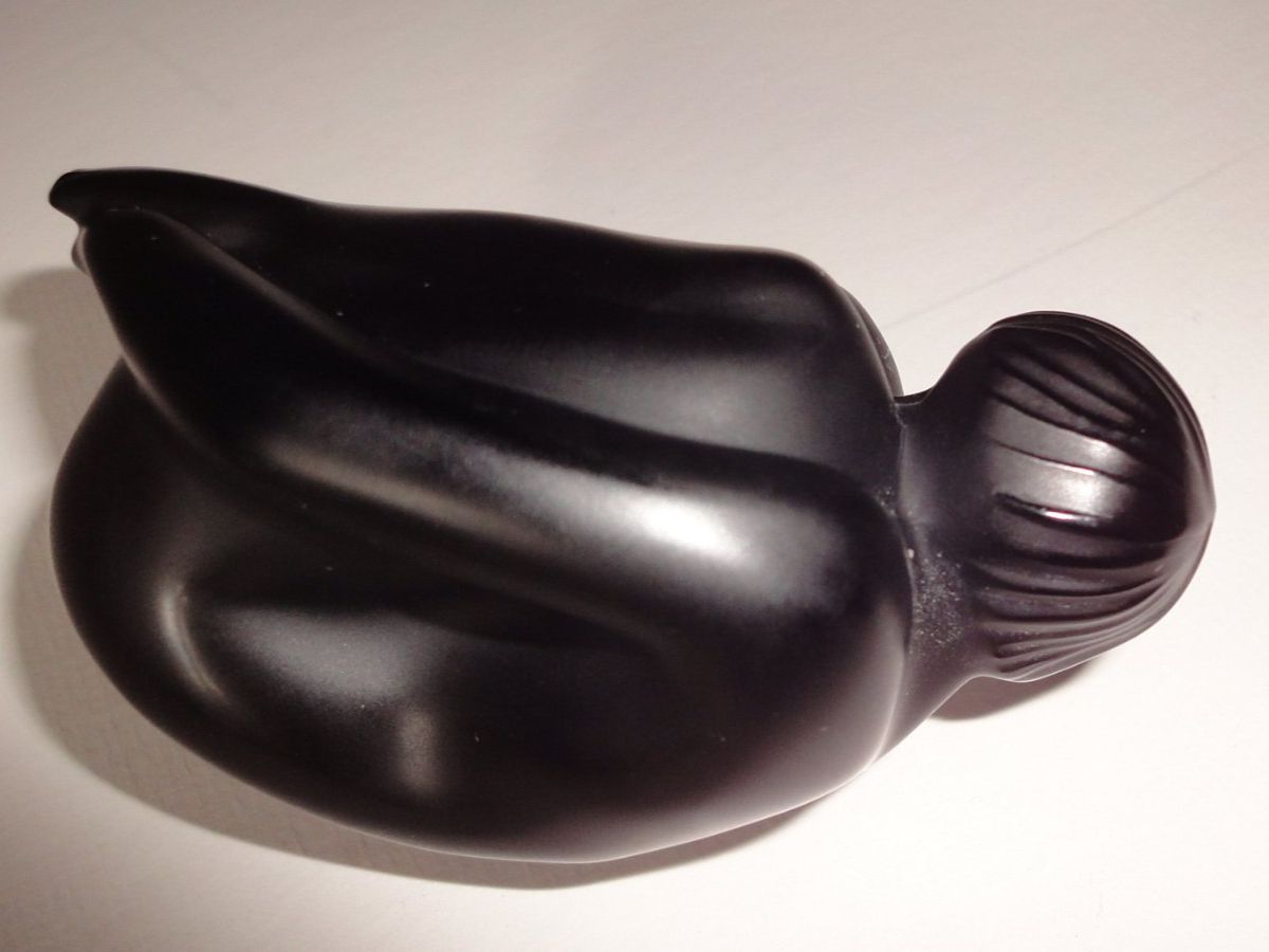 Lalique Statuette: LALIQUE  "Nu, Feuille pliée" Cristal noir – Nuovo (secondo la descrizione) da Biel/Bienne venduto da 07helios032 5