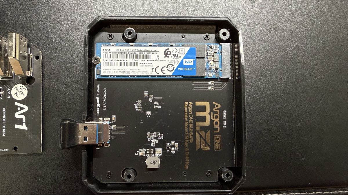 Raspberry Pi PC: Raspberry Pi 4 8GB Model B + Argon m.2 case + 512Gb SSD + PS – Usato da Langnau am Albis venduto da sergir 4