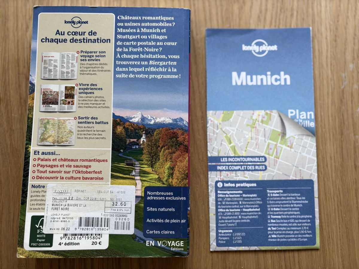 Libri: Guide Lonely Planet Munich, Bavière et Forêt-Noire – Nuovo (secondo la descrizione) da Bern venduto da GabrielleHe 1