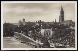 Bern  Panorama  1931  Vollstempel