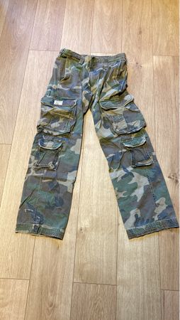 Cargohose Camouflage Gr. 33+32 Vintage